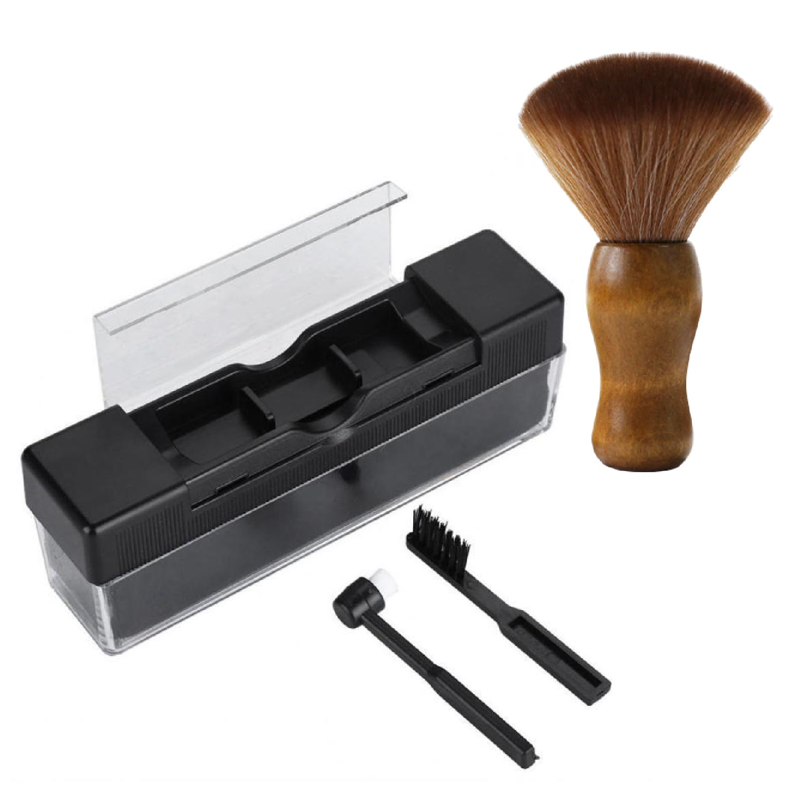 IMPACT Online Record Cleaner Brush Set for LP Records Static Electricity Removal and Cleaning Anti-Static - (4) чёрный