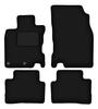 Welurkowe dywaniki samochodowe czarne do: Nissan Rogue II SUV (2013-2020)