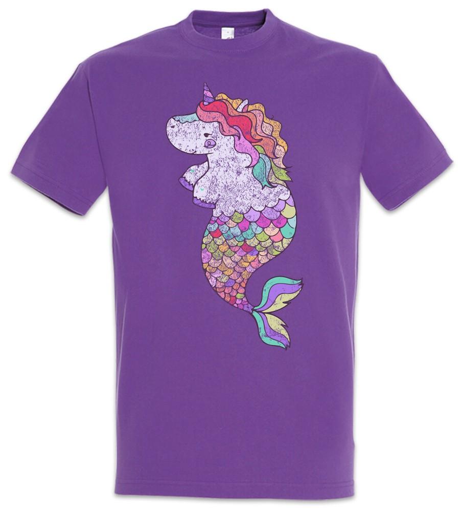 Fat Unimaid T-Shirt Unicorn Fun Mermaid Fat Fatty Chubby Pride Proud Plump Stout