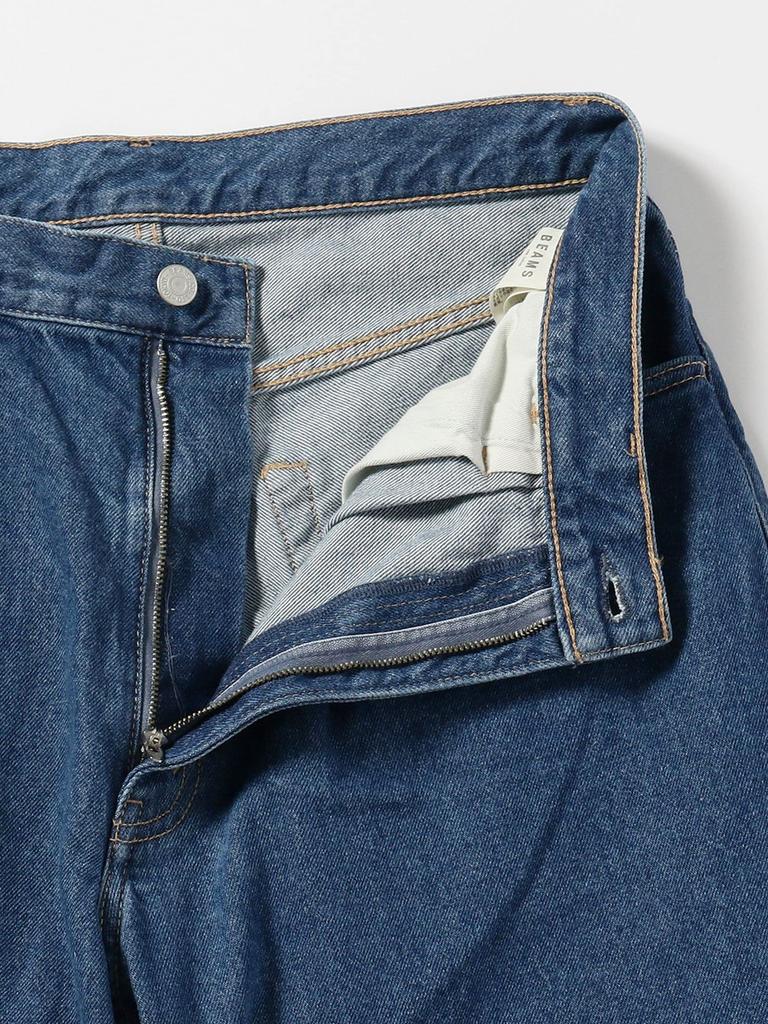 Beams Wide Tapered Denim Indigo Size 11211131791 Men's Jeans, (Used), XL,