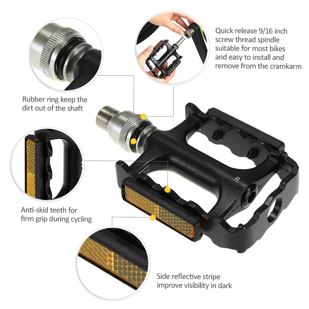 Pedal Bike Quick Release Pedals  Bike  Cycle  Pedal with Pedal Extender Adapter  Pedal Cycle Pedal
