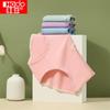 Hongdou Women's Cotton Printed Bowknot Briefs 4-Pack