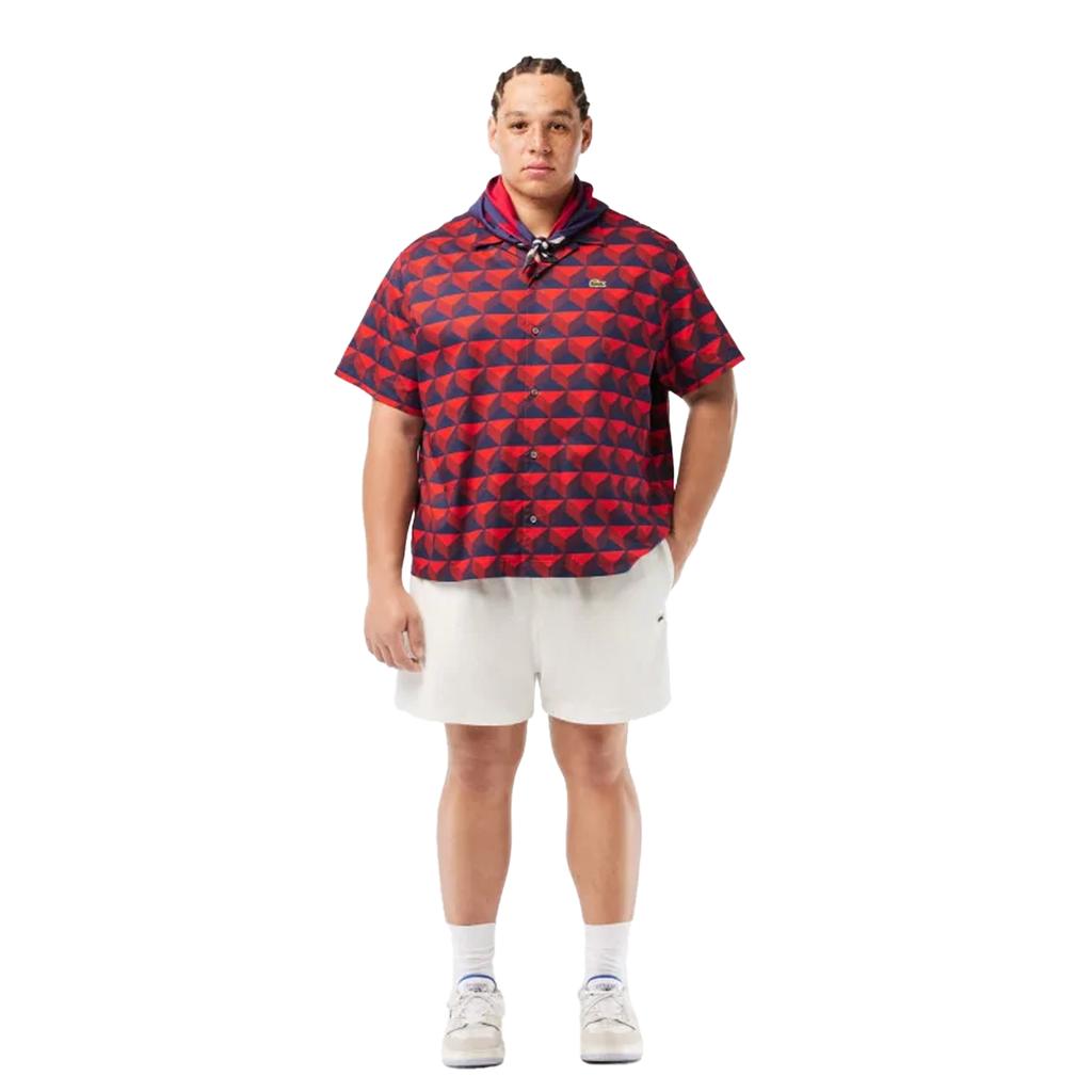 Lacoste Pánská košile s potiskem volného střihu