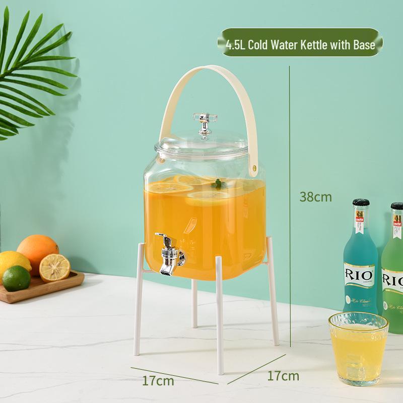 Portable Summer Beverage Dispenser with Spigot - Ideal for Infused Water and Juices