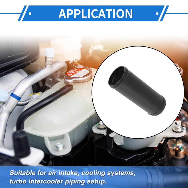 X Autohaux Universal Straight 6064 Aluminum Alloy Tube 51/57/64/76/83/89/95/102/127mm OD 150mm Length Air Intake Connection Hose