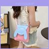 Childrens Bunny Shoulder Bag With Breathable Pu Material For Daily Use