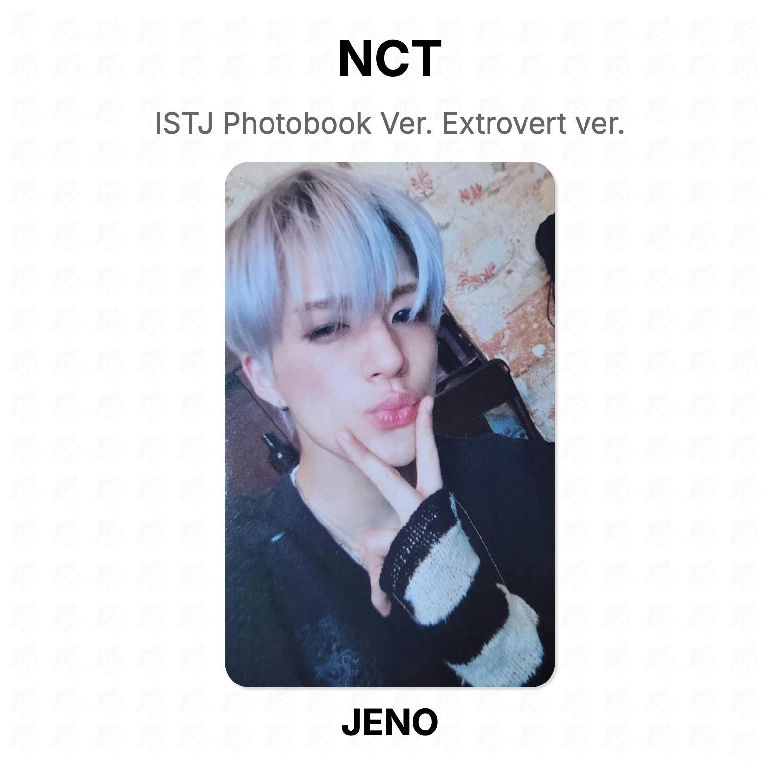 NCT ISTJ Фотобук Вер. Экстравертная версия. Официальная фотокарта JENO