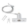 Emergency Garage Door Manual Release Lock Universal Compatibility Stainless Steel Construction No Drilling Required