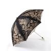 High-End Lace Embroidered Sun Umbrella 80% off Black Glue-Coated Sunshade Umbrella with Uv Protection Embroidered Sun Umbrella for Both Sunny and
