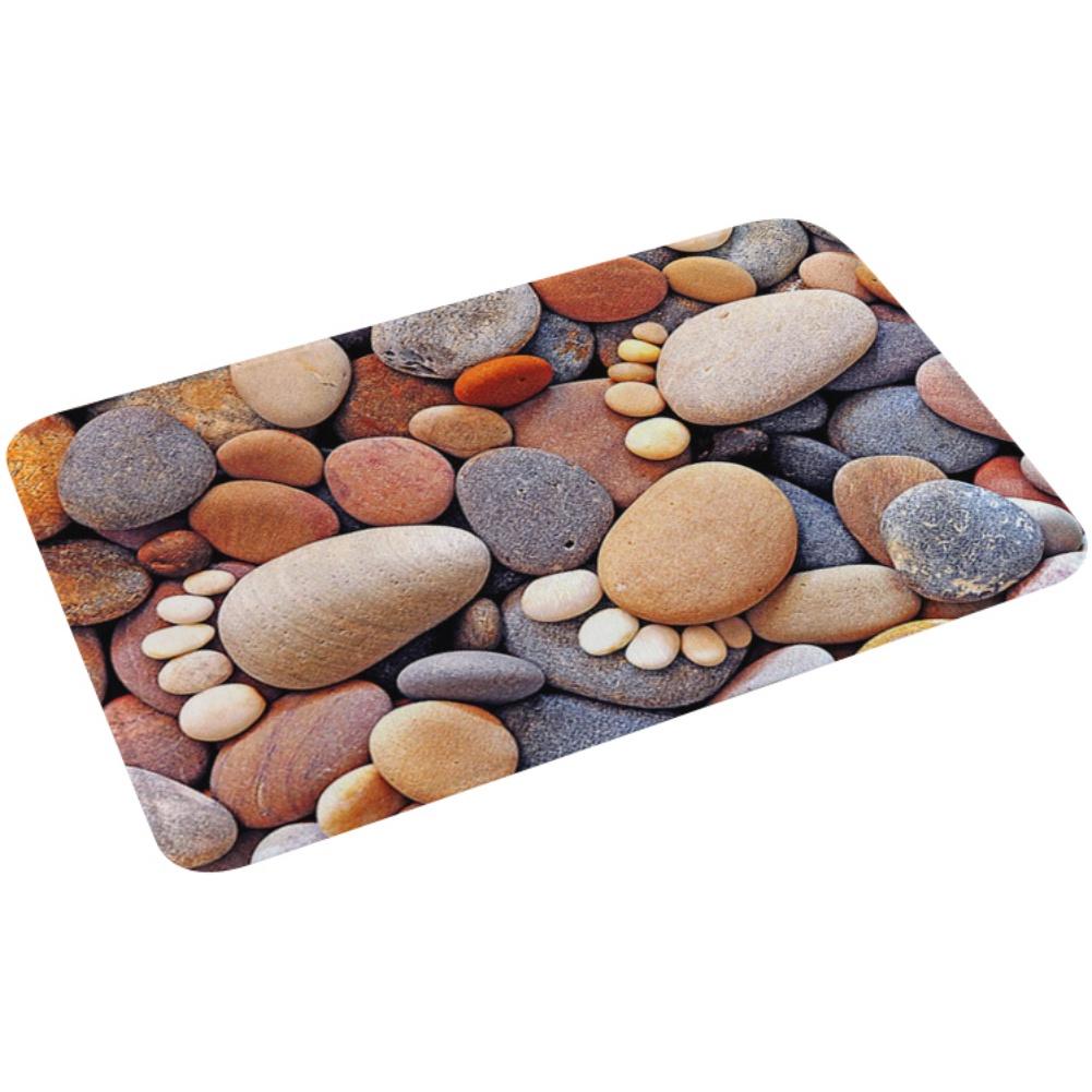Buy 40*60cm Rug Pads Flannel Mat 3D Print Beach Starfish Carpet Sponge ...