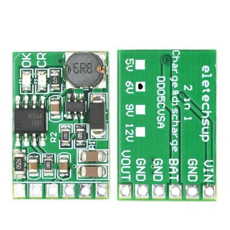1 sztuka 3,7 V na 5 V/6 V/9 V/12 V DC-DC regulator napięcia podwyższający Dd05Cvsa moduł konwertera podwyższającego dla baterii litowej 1S do banku energii DIY