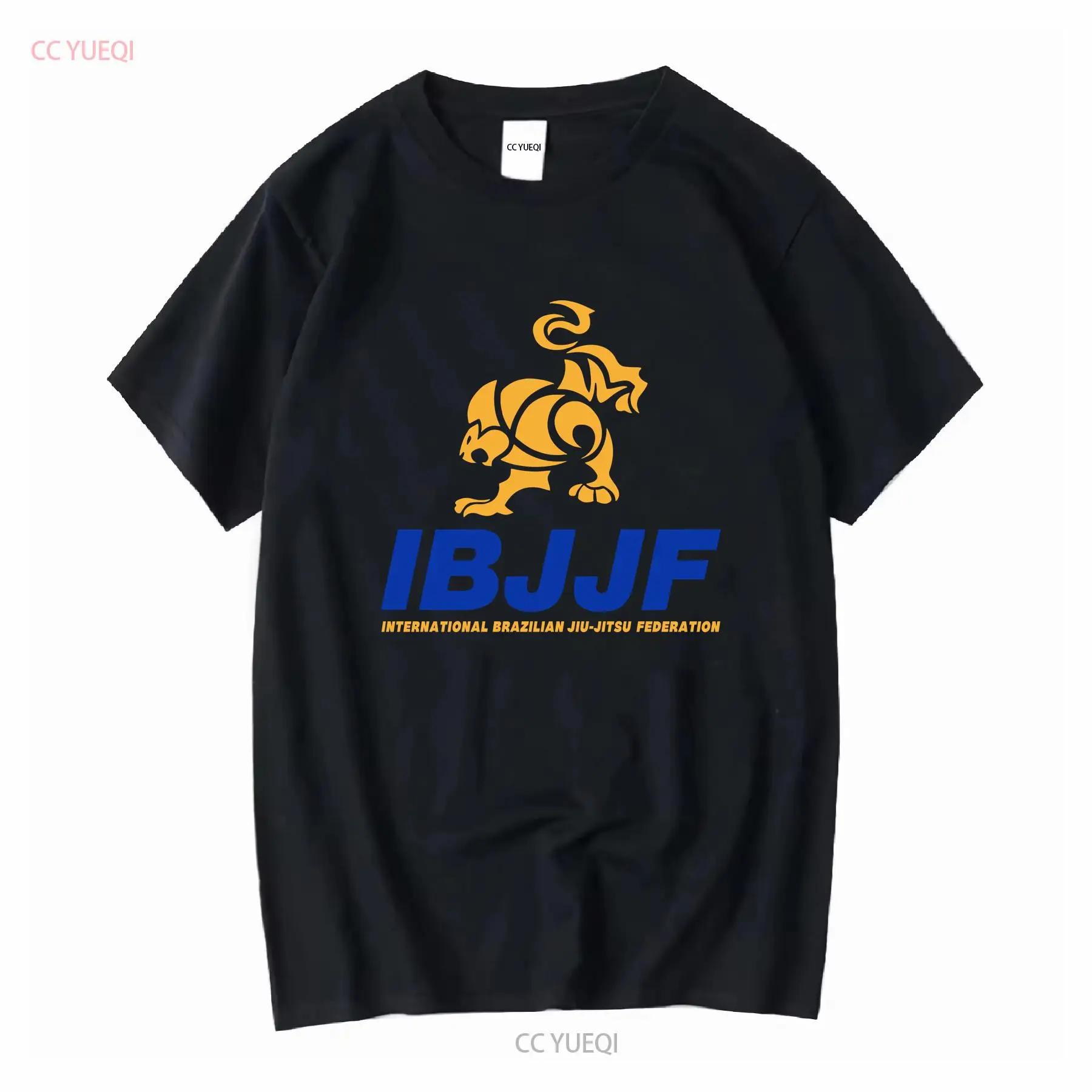 IBJJF International Brazilian Jiu Jitsu Federation Men s Black T Shirt S 5XL Vintage Washed Graphic Stretched Homme Slightly S разноцветный