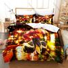 Microfiber Kara no Kyoukai Urban Supernatural Thriller Dark Town Magic Mystery Themed 3PCS Bedding 1 Duvet Cover + 2 Pillowcases