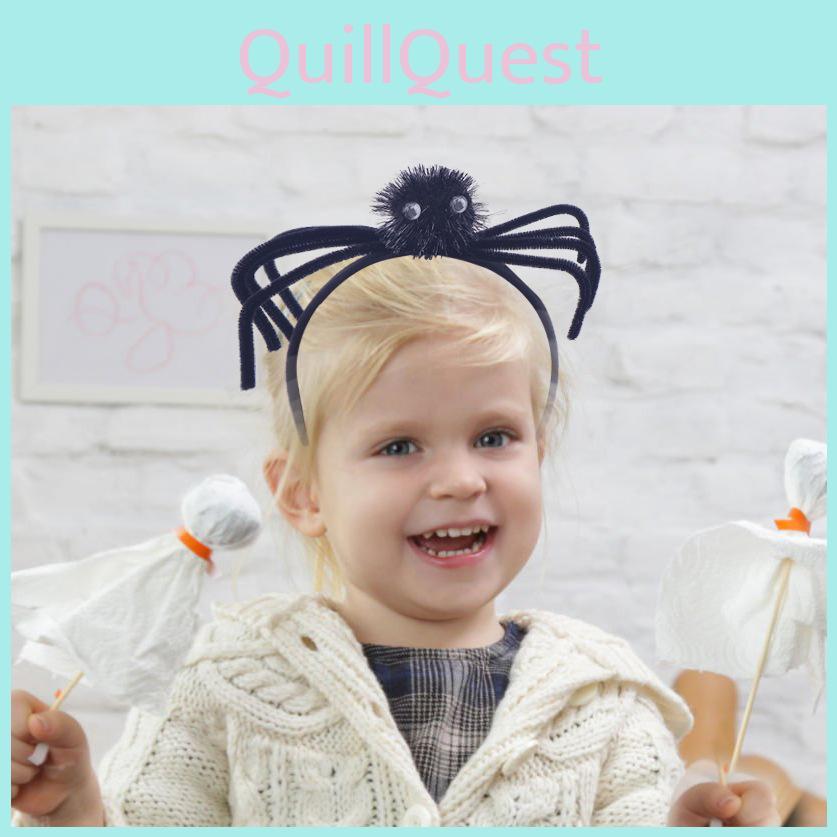 Headpiece Halloween Spider 3d Effect Child Festival Costume Accessory Supplies