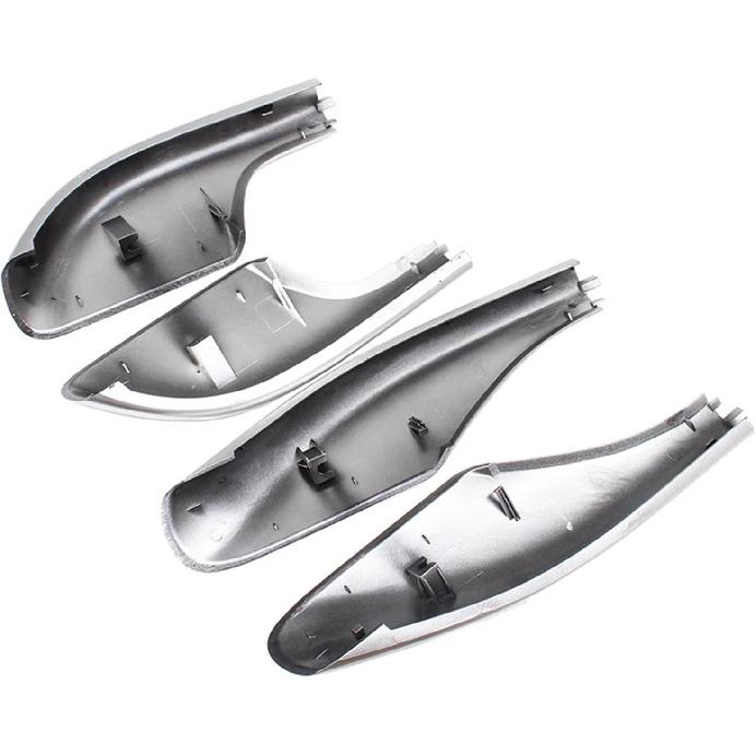 Car Roof Rails Rack End Cover Shel Replacement 4pcs Fit for Land Cruiser LC100 FJ100 1998-2007(Black)