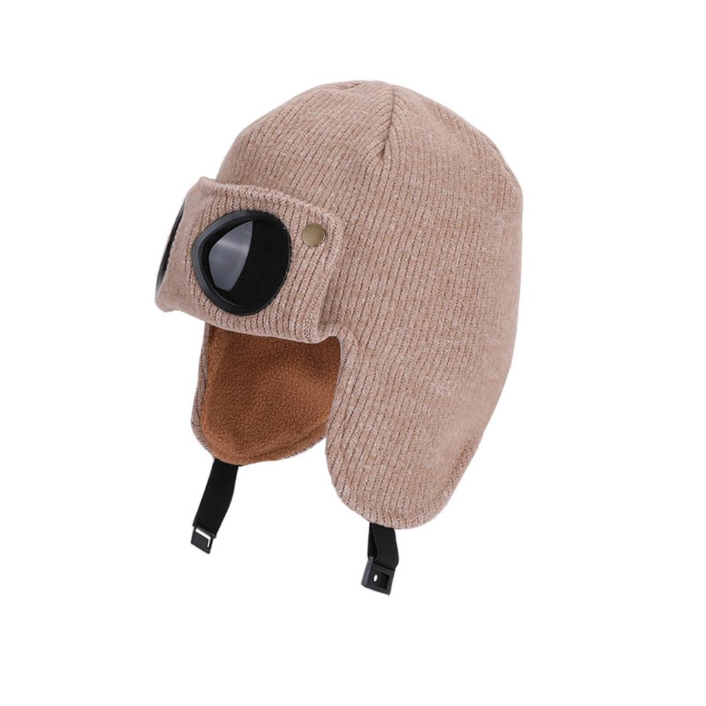 Wintermütze für Kinder, Retro Lei Feng Mütze, Mütze mit warmem Fleece, Ohr-, Motorradmütze zum Fahren