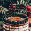 24 Stuks Lege Krijtbord Cupcake Toppers Voedsel Buffet Labels Borden Dessert Taart Toppers Tandenstokjes Bruiloft Feest Decoraties