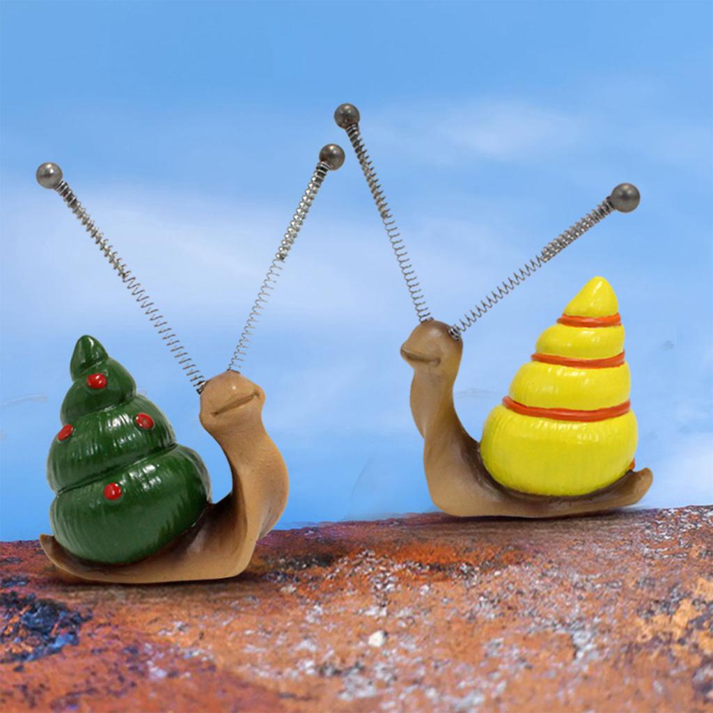 Figurina di Lumaca in Resina Decorazione Durevole e Vivace Affascinante Gadget Lumaca Carina Collezione Animali Arredamento Casa Giardino Arte