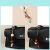 Retro Handcrafted Resin Keychain With Star Pendant For Girls And Bag Accessories