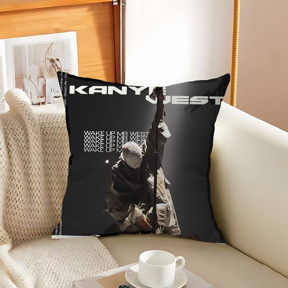 Classic Rapper K-Kanye W-West Y-Ye Cushion Cover Decorative Pillow Sofa Home Decor Case Pillow Cases