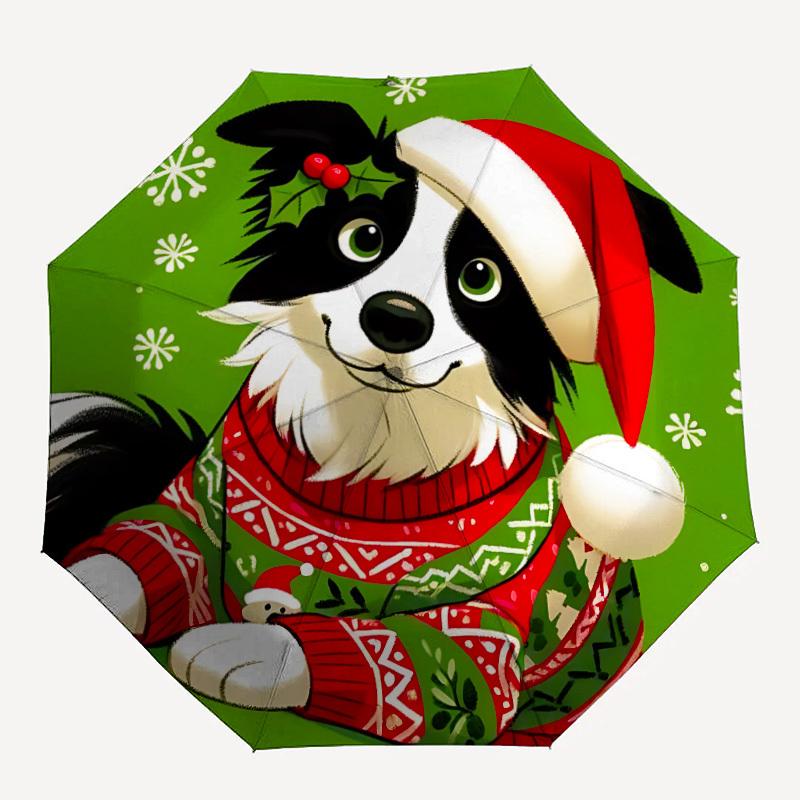 

1PC Christmas Pet Automatic Opening And Closing, Sturdy Iron Frame, Portable Folding Design, Suitable For Men And Women In All Seasons49