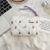 Sweet Cute Animal Floral Quilted Padded Portable Sanitary Napkin Storage Bags Coin Purse Cosmetic Bags Card Packs Key Bags Gifts
