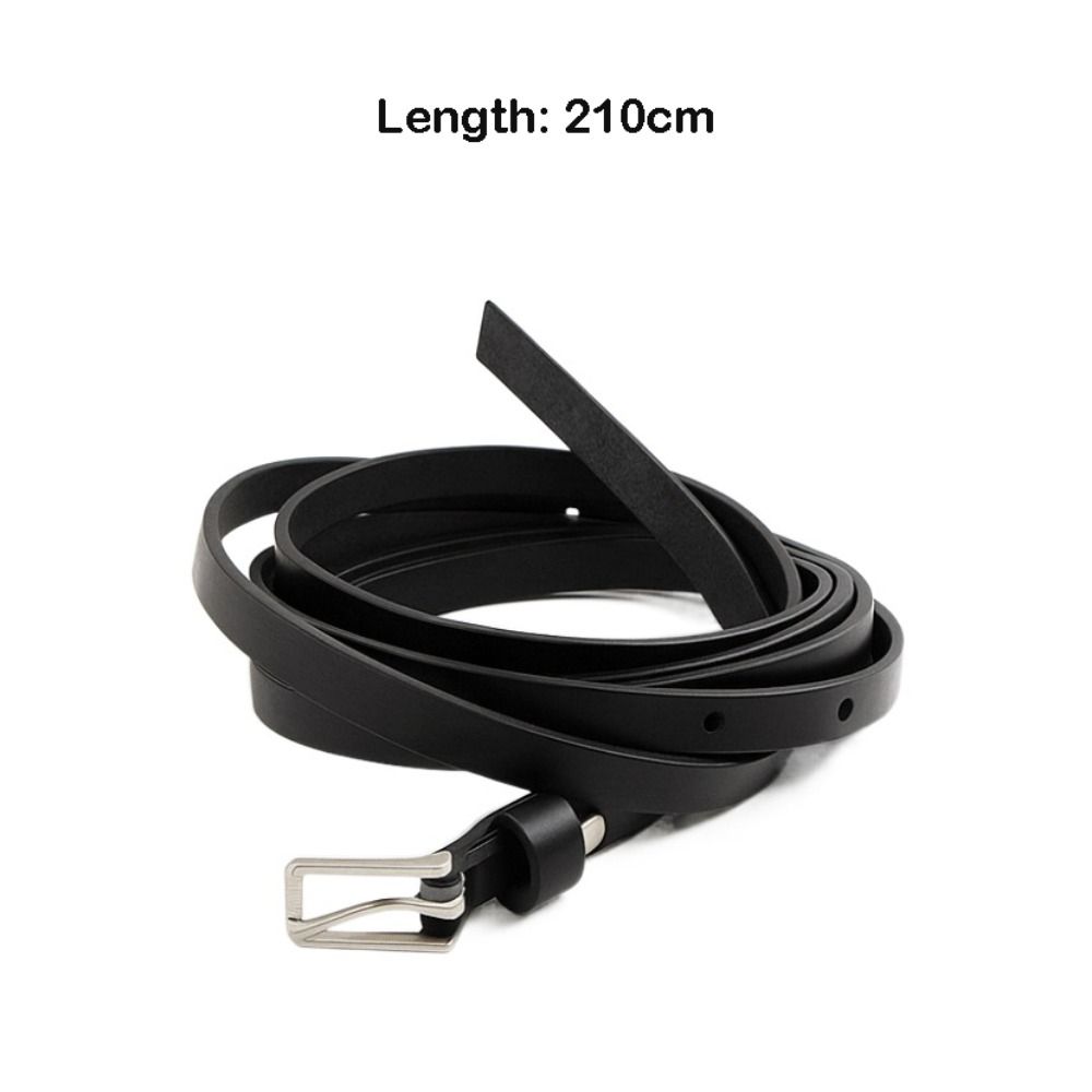210cm Women's Belt Versatile Skirt Belt Trendy Leather Belt  for Women