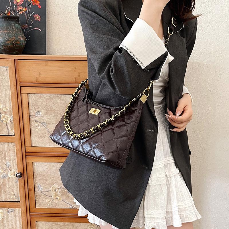 Fashion Casual Versatile Premium Sense Practical Commuter Simple Temperament Beauty Women's Shoulder Underarm Crossbody Bag