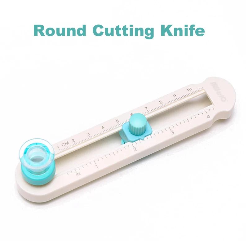 360 Adjustable Scrapbooking Circle Cutter Round Cutting Knife DIY Compass Cutter Paper Office Gadgets Creative Stationery Tools