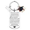 Stainless Steel Keychain European And American 2025 Graduation Season Gift Engraved Metal Key Ring Graduation Classmate Gift