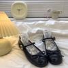 French silver light mouth ballet Mary Jane single shoes women's spring new flat bottom with skirt jk small leather shoes