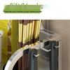 Multi-Functional 304 Stainless Steel Kitchen Shelf and Spice Rack with Knife Holder