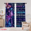 2pcs,2D Plane Printing Curtain Popular Butterfly Blanket Message 100% Polyester (without Rod) Home Decor Ldeal for Living Room &
