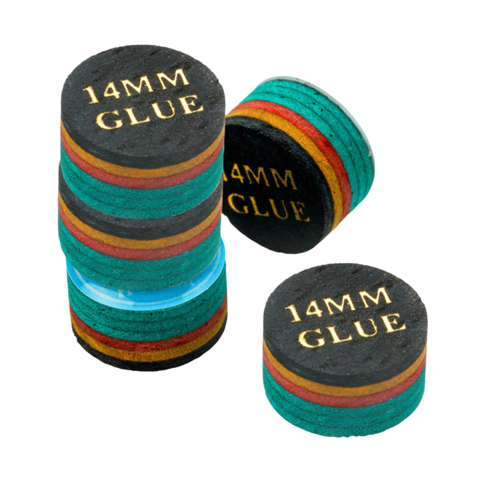 1 шт. Наконечники для бильярдного кия 14 мм Многослойные Профессиональные наконечники для бильярдной палки