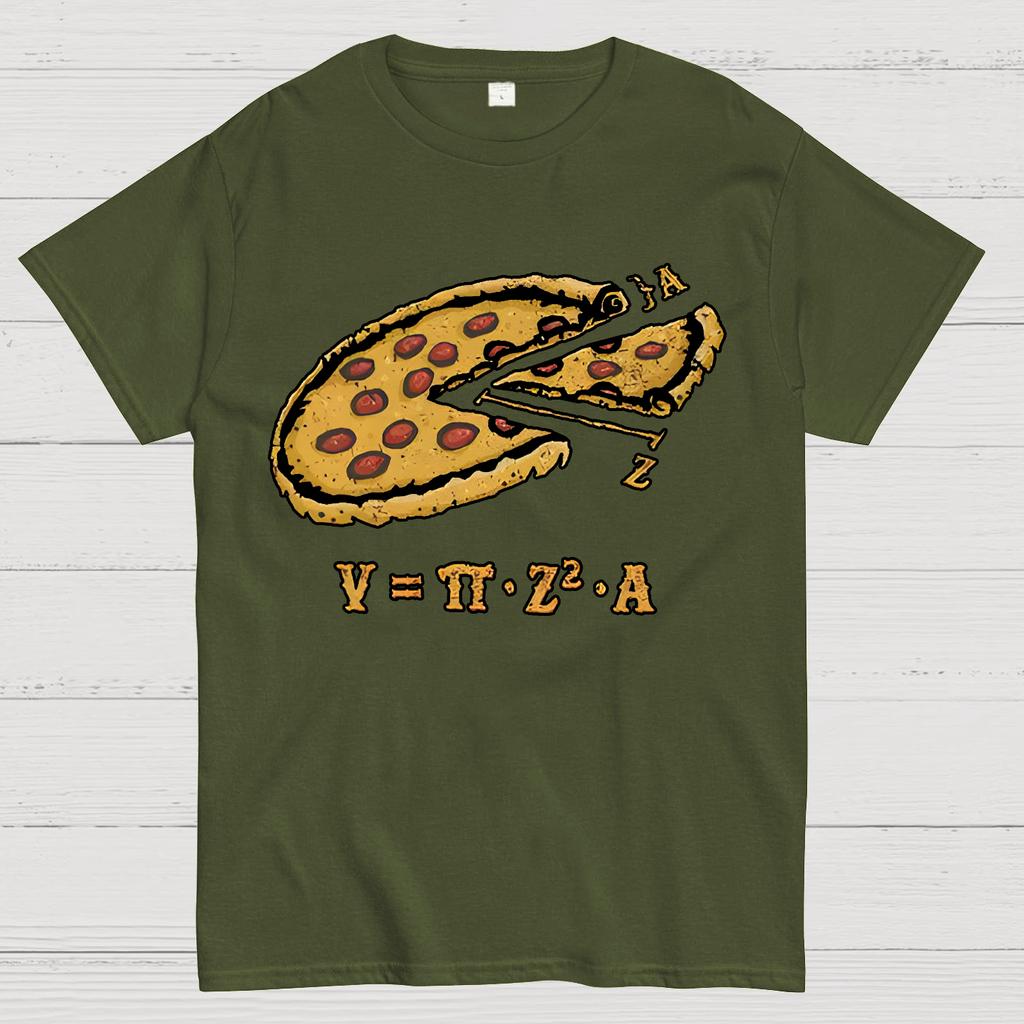 A Pizza Pi Cotton Summer Casual Cool Loose T-Shirt