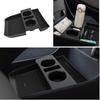 Carwiner 2PC Center Console Organizer Tray For -2025 Hyundai Palisade Accessories With Armrest Storage Tray For Palisade Accessories Interior Storage