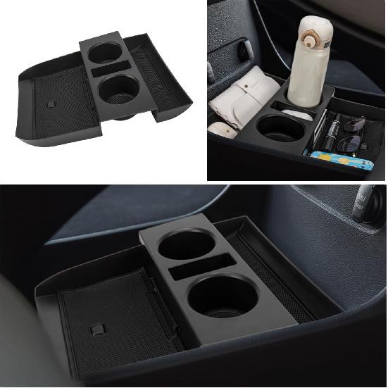 Carwiner 2PC Center Console Organizer Tray For -2025 Hyundai Palisade Accessories With Armrest Storage Tray For Palisade Accessories Interior Storage
