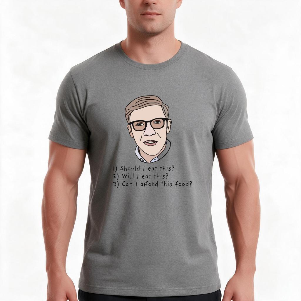 Joe Pera Grocery Guidelines Fan Art Tshirt Summer Casual Cotton Tee Oversized Streetwear Tops Vintage Graphic Print