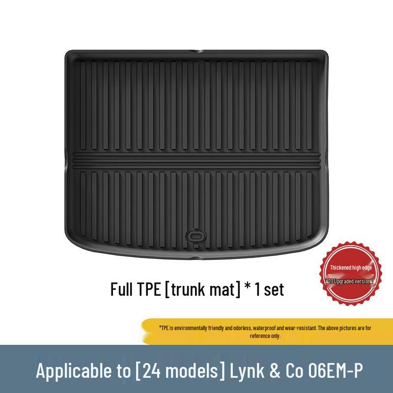 Custom TPE Car Mats for Lynk & Co 06em-p: Covers 24 Models with Trunk & Backrest Mats