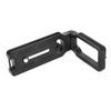 Black Aluminum Alloy Quick Release Plate Hand L Shape Bracket Accessory for Canon EOS 5D Mark II