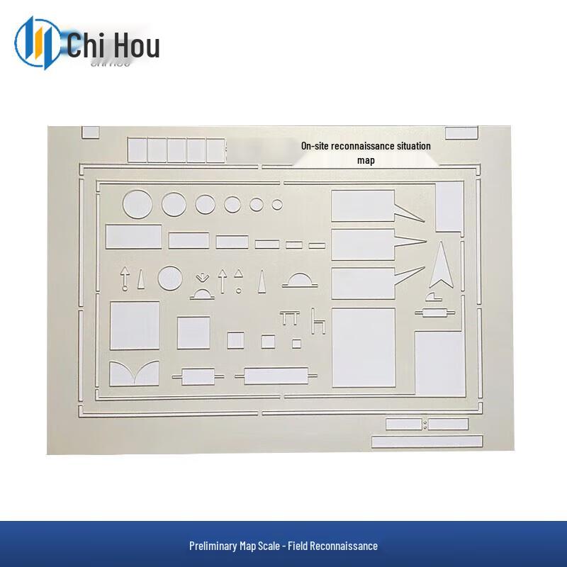 Professional Map Plotting & Surveying Ruler