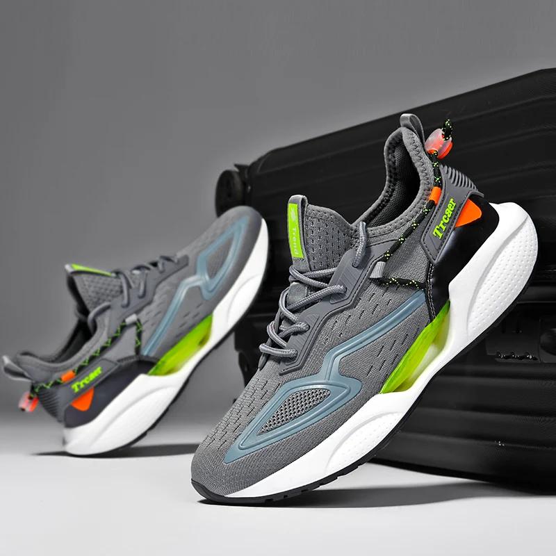 2025 New Men's Sports Shoes Street Style Hollowed Out Men's Sports and Leisure Running Shoes Men's Basketball Shoes