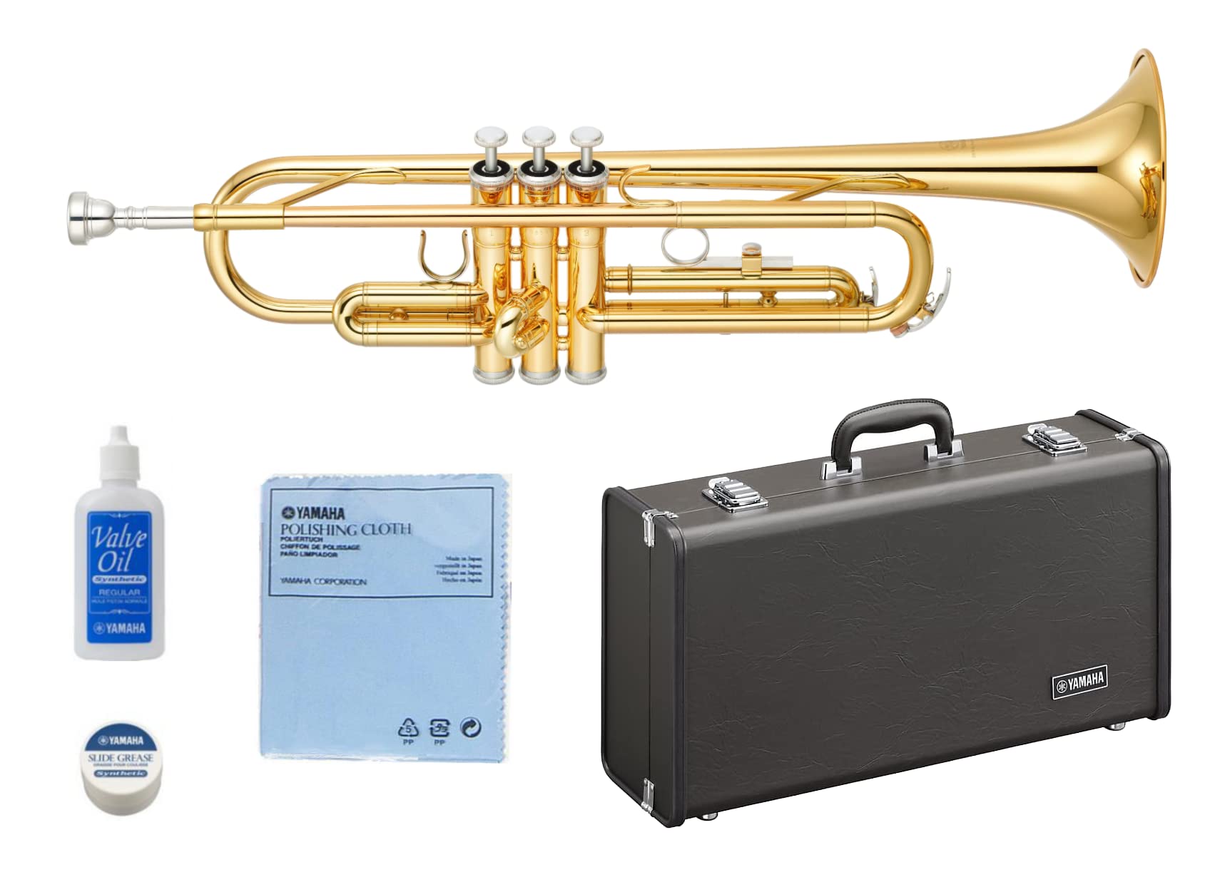 

гарантія та безкоштовна послуга збору духових інструментів YAMAHA Trumpet Gold [5 років включно] (YTR-2330, (Г))
