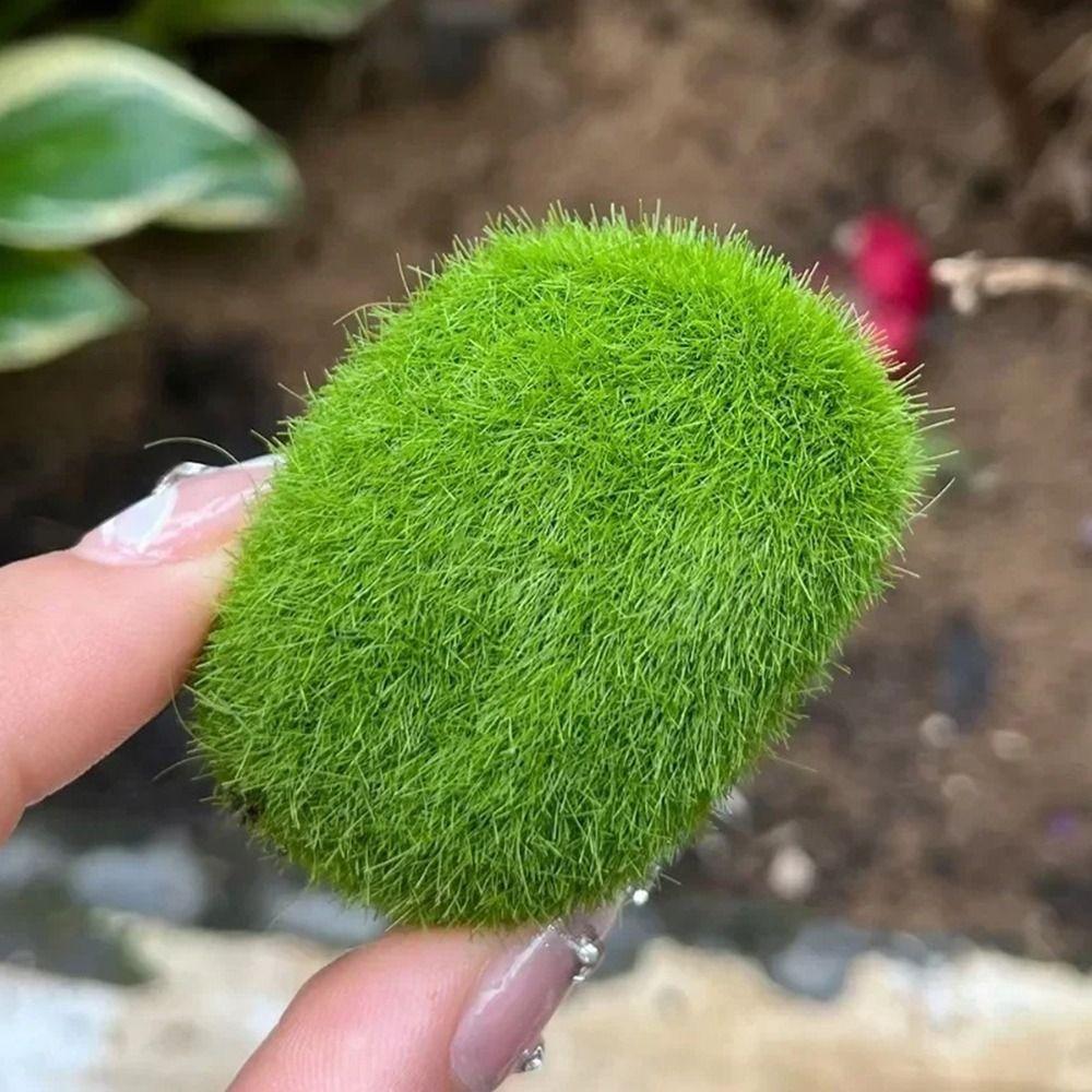 Garden Decorative Gravel Artificial Moss Rocks Fake Moss Stone Landscape Design