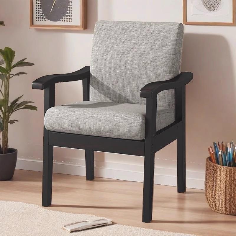 Modern Wood Dining Chair ,Simple Nordic Reclining Chairs, Study Armchair, Lounge Chair ,Hotel and Restaurant Chairs