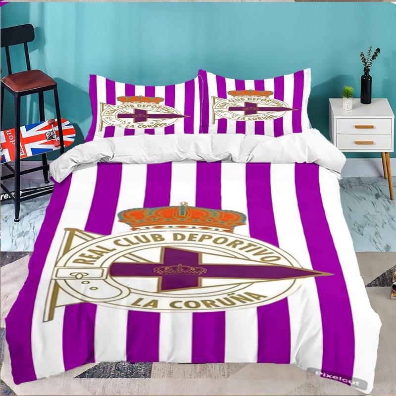 3PCS Deportivo Football Bedding set,Ideal for1pc Duvet Cover And 2pcs Pillowcases Perfect for Christmas gift,Ideal for Bedroom, Dormitory