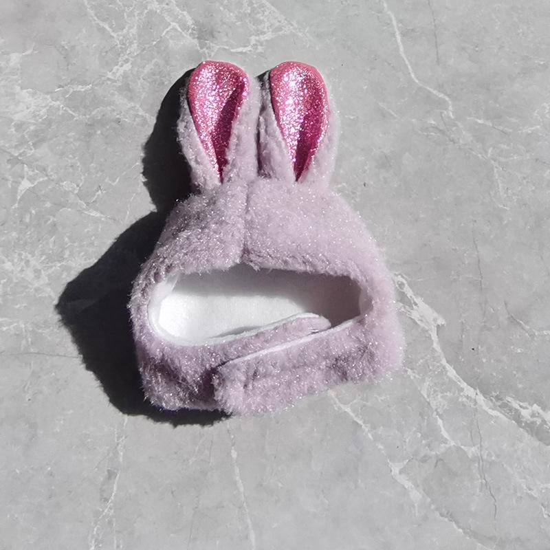 Easter Pet Costume: Shiny Rabbit Ears Hat for Cats and Dogs