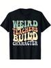 Lehrer formen Charakter Lehrer Groovy Retro Vintage T-Shirt_1kd