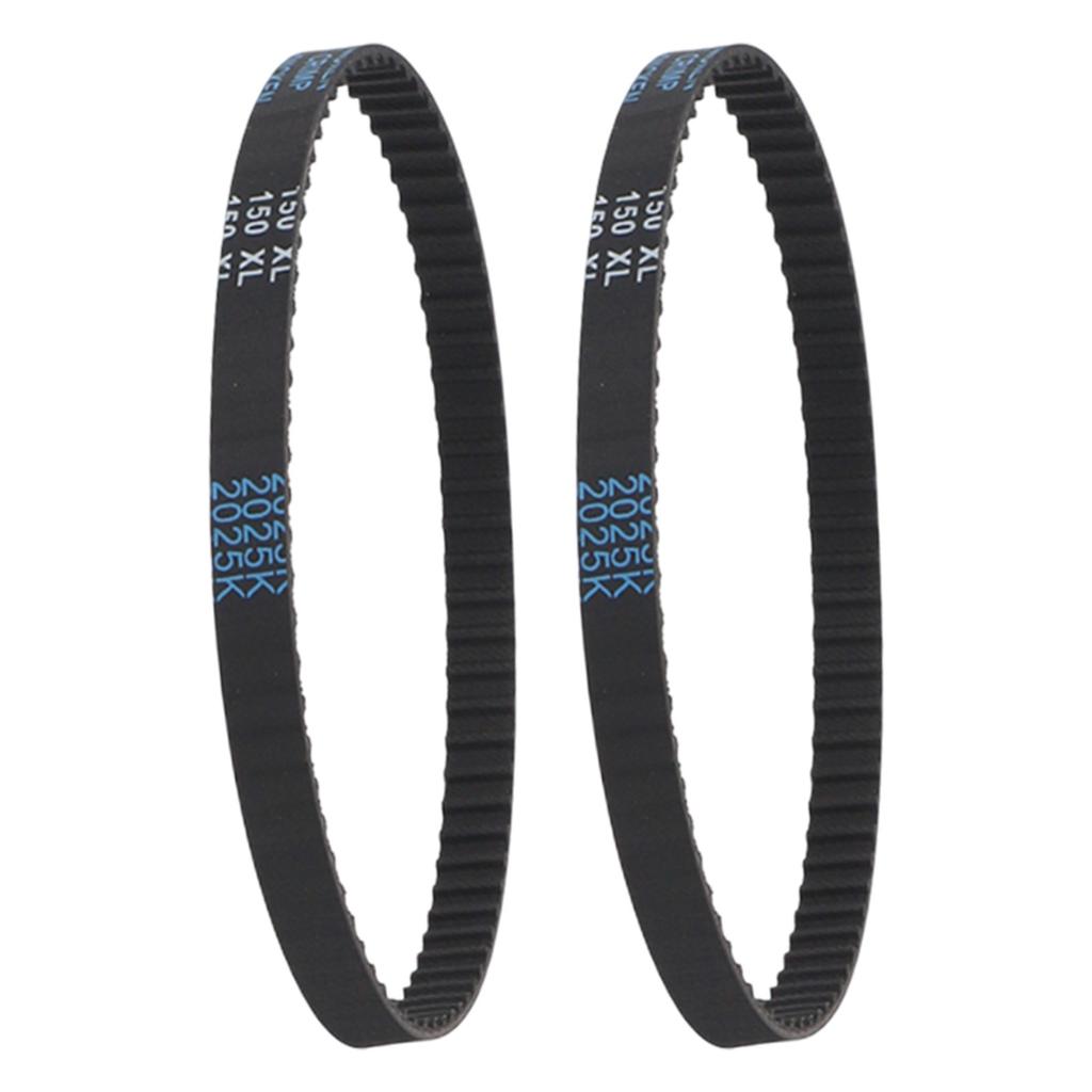 Reliable 150XL037 Timing Belt Black Rubber Gear Drive Belt with 75 Teeth for Anti Aging and Excellent Durability