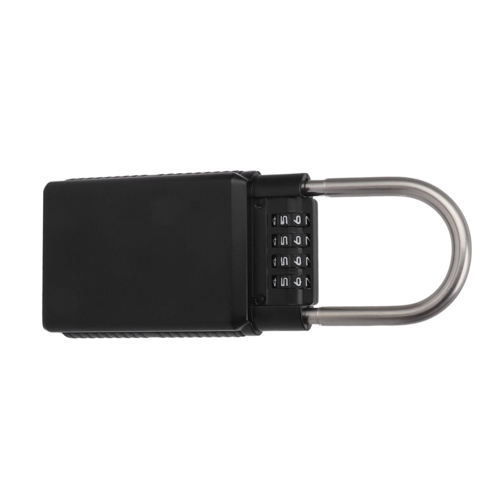 Password Key Box 4 Digit Combination Safe Metal Key Lock Box for Home Factory